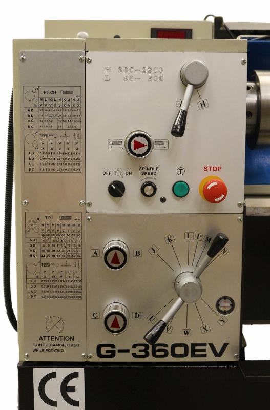 G-360EV Variable Speed Centre Lathe - Image 2