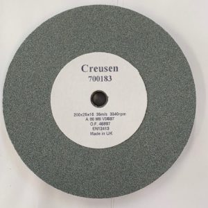 700183 Grinding Wheel Ø 200 x 25 x 15, Grit 80 - Creusen