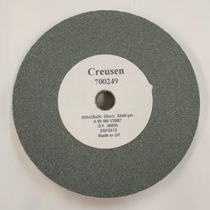 700249 Grinding Wheel Ø 200 x 25 x 20, Grit 80 - Creusen