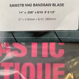 Bandsaw Blade - PR-9B (27mm x 0.9mm x 2655mm) Bi-Metal M42 6/10 TPI