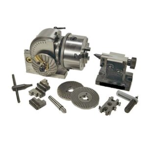 BS-0-J Semi-Universal Dividing head & 3-Jaw Chuck - Vertex