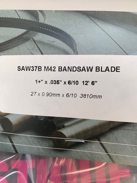 Bandsaw Blade - PR-13SVA (27mm x 0.9mm x 3810mm) Bi-Metal M42 6/10 TP - Image 2