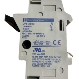 DF6 32A - Triple Fuse Holder - Schneider Electric / Telemecanique