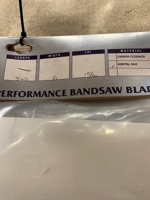 Bandsaw Blade - 1632mm x 13mm x 0.65mm - Bi-Metal 10/14 TPI - 128HDR-1 - Image 2