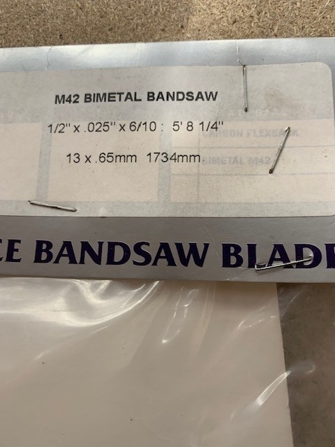 Bandsaw Blade - 1734mm x 13mm x 0.65mm - Bi-Metal 6/10 TPI - Image 2