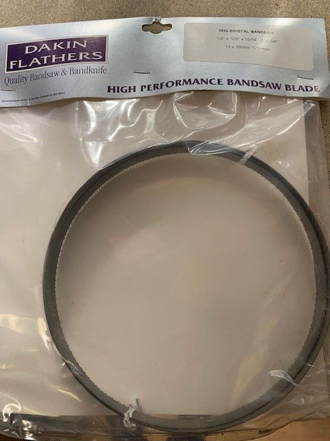 Bandsaw Blade - 1734mm x 13mm x 0.65mm - Bi-Metal 10/14 TPI