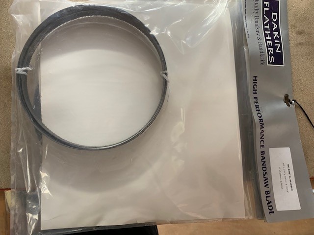 Bandsaw Blade - 2086mm x 20mm x 0.9mm - Bi-Metal 10/14 TPI - Epple BS 210G