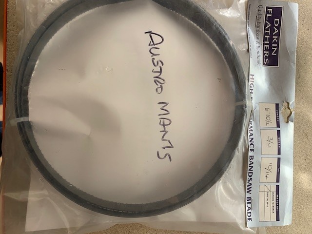 Bandsaw Blade - 2086mm x 20mm x 0.9mm - Bi-Metal 10/14 TPI - Epple BS 210G - Image 2
