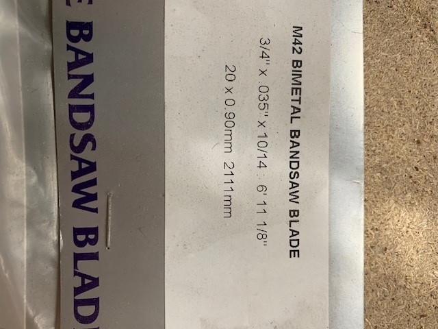 Bandsaw Blade - 2111mm x 20mm x 0.90mm - Bi-Metal 10/14 TPI