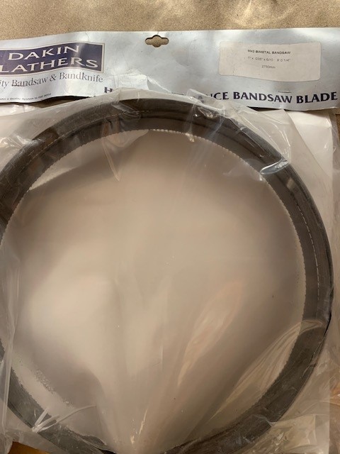 Bandsaw Blade - 2750mm x 27mm x 0.9mm - Bi-Metal 6/10 TPI - Ghibli Manis