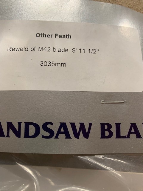 Bandsaw Blade - 3035mm x 27mm x 0.90mm - Bi-Metal 10/14 TPI - Image 2