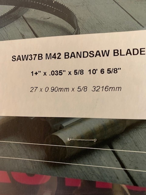 Bandsaw Blade - 3216mm x 27mm x 0.90mm - Bi-Metal 5/8 TPI - Image 2