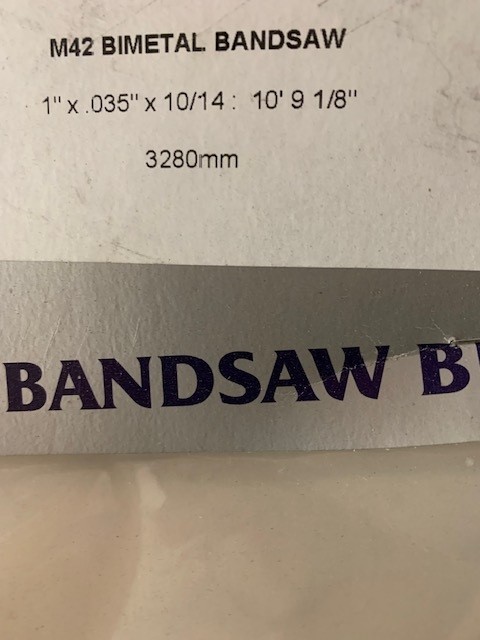 Bandsaw Blade - 3280mm x 27mm x 0.9mm - Bi-Metal 10/14 TPI - 1018V - Image 2