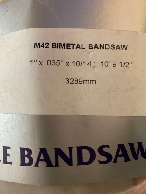 Bandsaw Blade - 3289mm x 27mm x 0.9mm - Bi-Metal 10/14 TPI - 1018V - Image 2